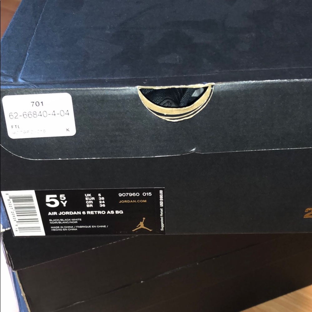 Worn once! Chameleon Jordan 6 size 5.5Y